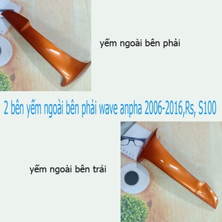 Yếm ngoài xe Wave RS100 - Wave Anpha 100 - Wave S100 đời 2006 đến 2016