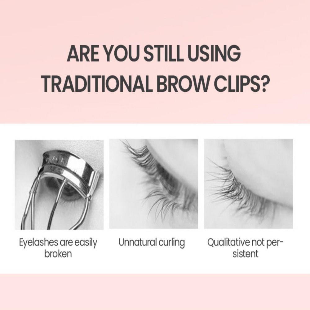 DIACHAVN Máy Uốn Lông Mi Chạy Điện Có Thể Sạc Lại Tiện Dụng