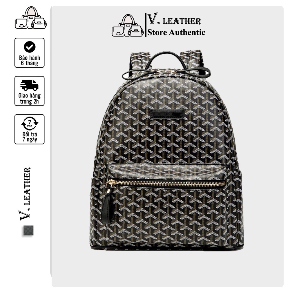 Balo da hàn quốc edmon2 nam nữ thời trang cao cấp VLeather đẹp nhất thị trường đựng Vừa Laptop 14 inch