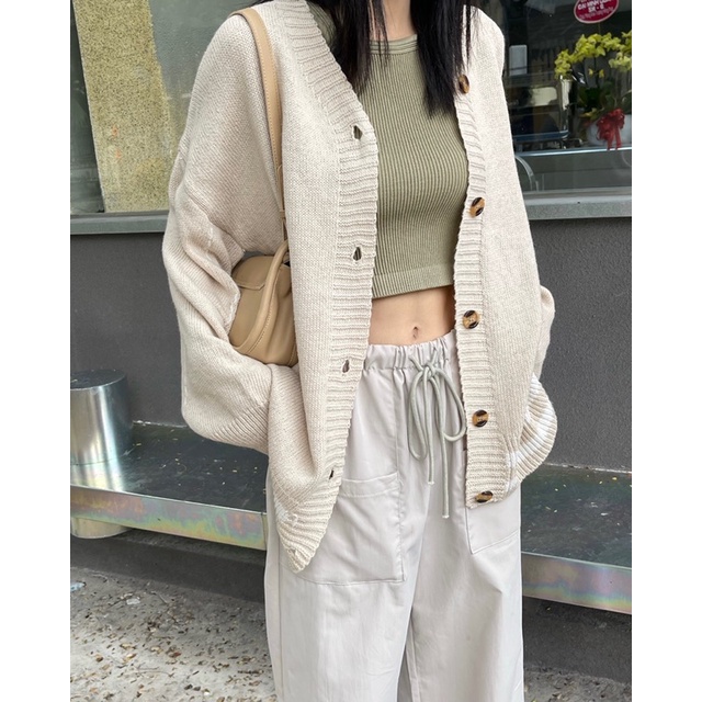 Áo khoác len cardigan