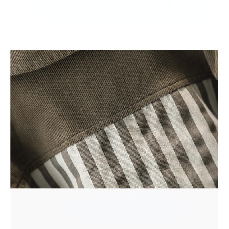 Áo Khoác Kẻ Sọc Phong Cách Hàn Quốc Cho Bé Trai