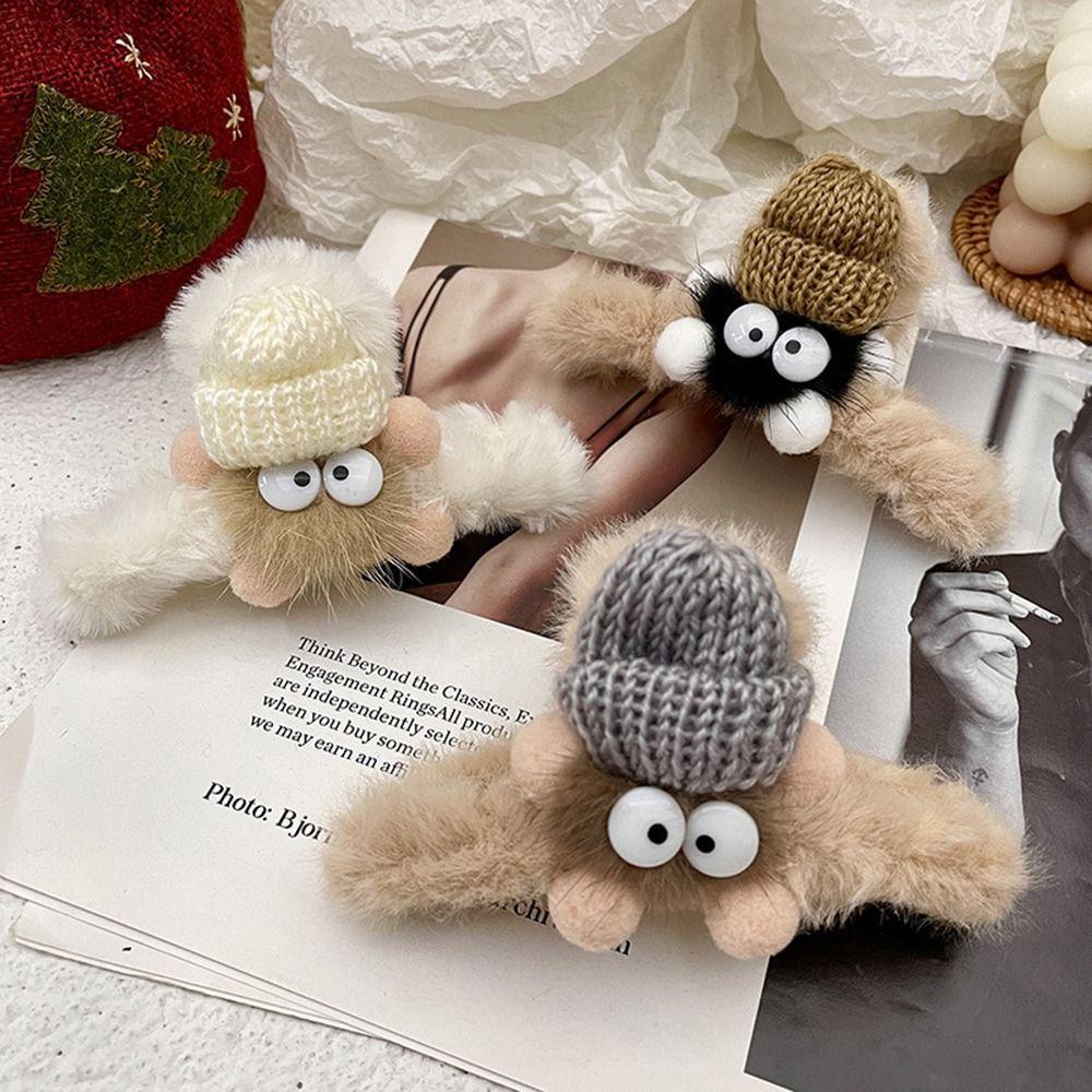 Kẹp Tóc Càng Cua Họa Tiết Hoạt Hình Đơn Giản Phong Cách Hàn Quốc Cho Nữ