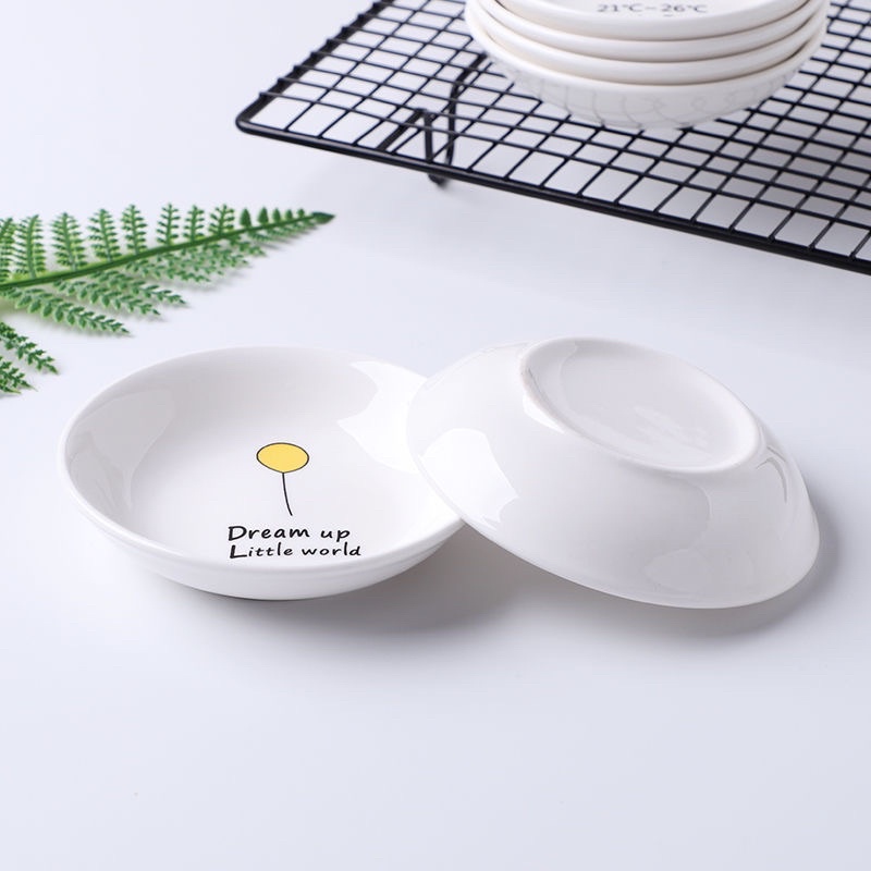 Đĩa Sứ Xinh Xắn Thông Điệp Sâu Sắc Cho Một Ngày Mới Đẹp Tươi