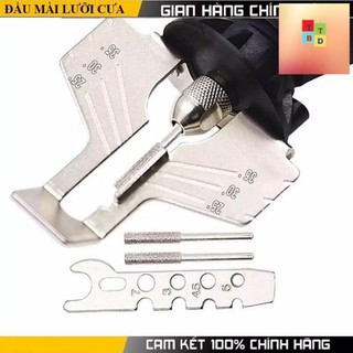 Bộ Dụng Cụ Mài Dũa Lưỡi Cưa Xích - Biến máy mài thành máy dũa xích sên mini - Tặng kèm 3 mũi dũa cán 3mm