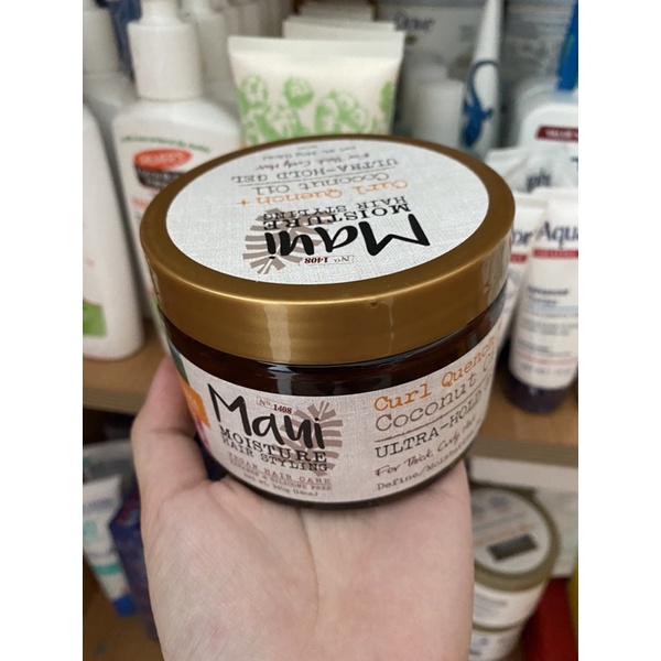 Gel Tạo Kiểu Tóc Cho Tóc Dài Xoăn Maui Moisture Coconut Oil Defining Gel 340g