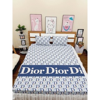 Bộ 1 ga chun và 2 vỏ gối cotton poly()