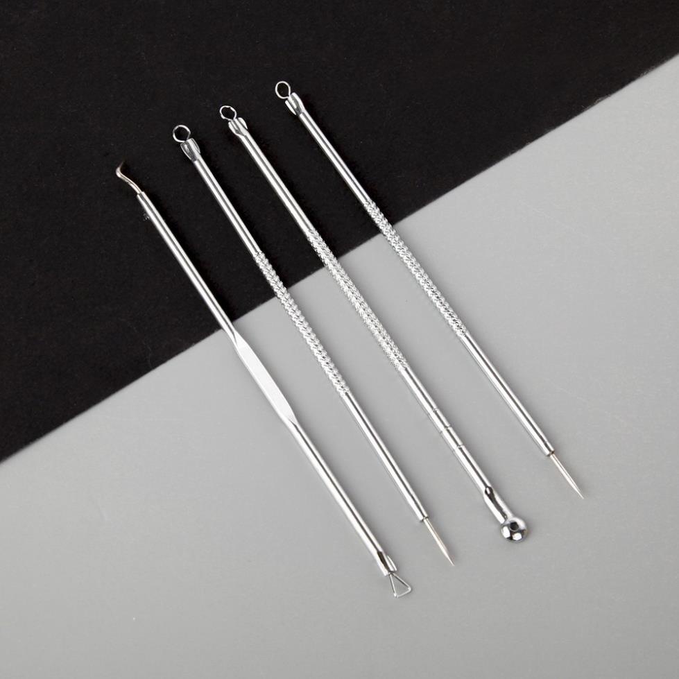 Bộ nặn mụn 4 món inox