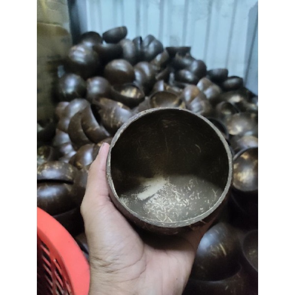 Chén gáo dừa 11-12cm có đế bằng bát cơm