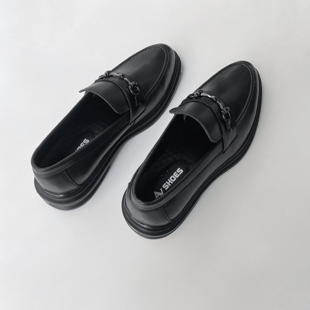 Giày Loafer Nam, Giày Lười Nam Da Bò Cao Cấp  AV-2208