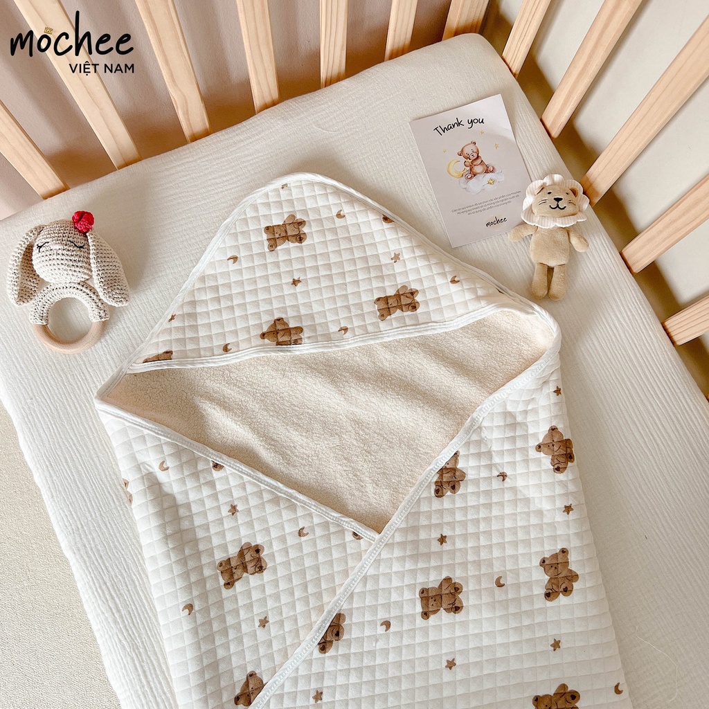 Ủ CHOÀNG LỤA COTTON MOCHEE - GẤU