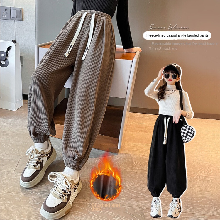 Quần Dài Mùa Đông Thời Trang Hàn Quốc Cho Bé Gái 5-6 Tuổi 6-7 Tuổi 7-8 Tuổi 8-9 Tuổi 9-10 Tuổi 10-11 Giày Thể Thao Thời Trang Cho Bé Từ 12-13 - 12-12 - 13 Tuổi 13-14 Tuổi