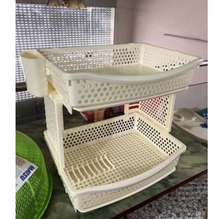 { Tổng kho giá rẻ } Kệ chén nhựa duy tân MATSU 0796 Loại Lớn -Có khay thoát