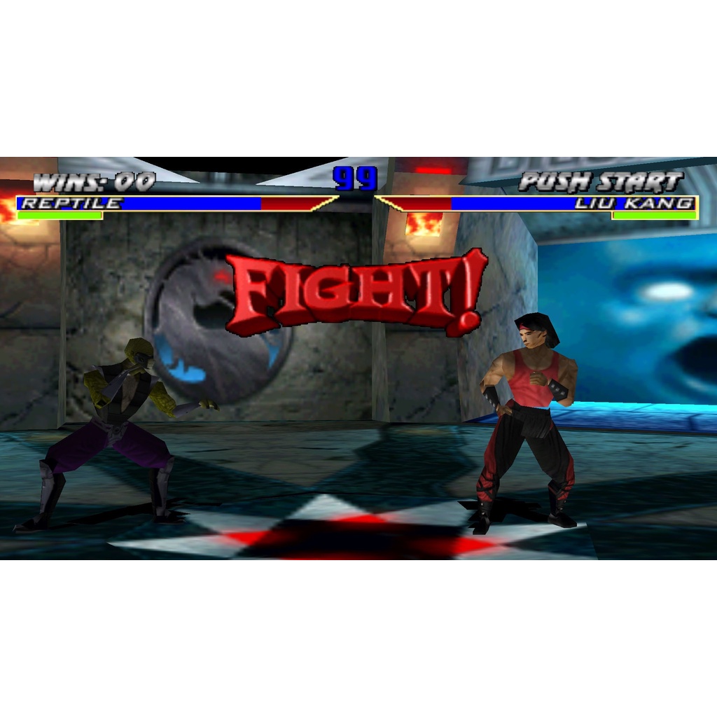 Game ps1 Mortal kombat 4 no brand