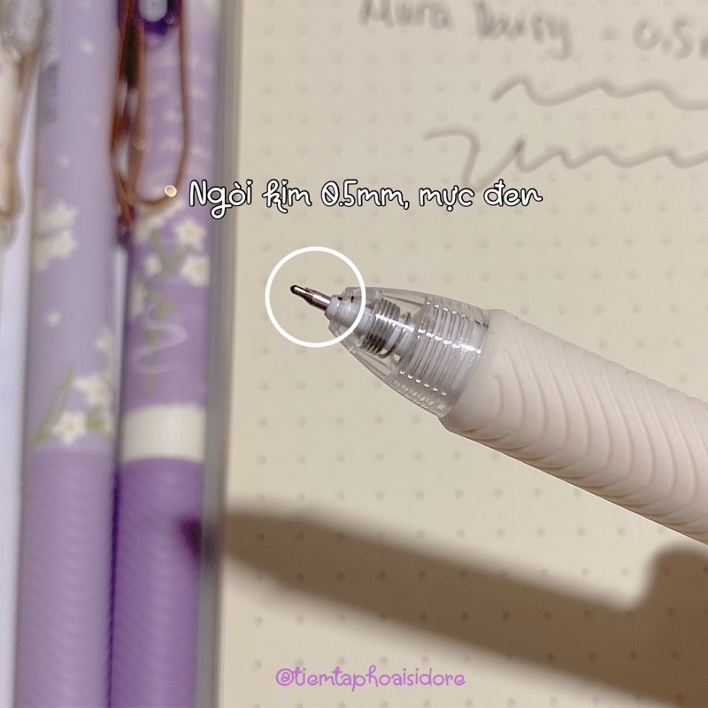 Bút bi gel MURA ngòi 0.5mm DAISY🌼