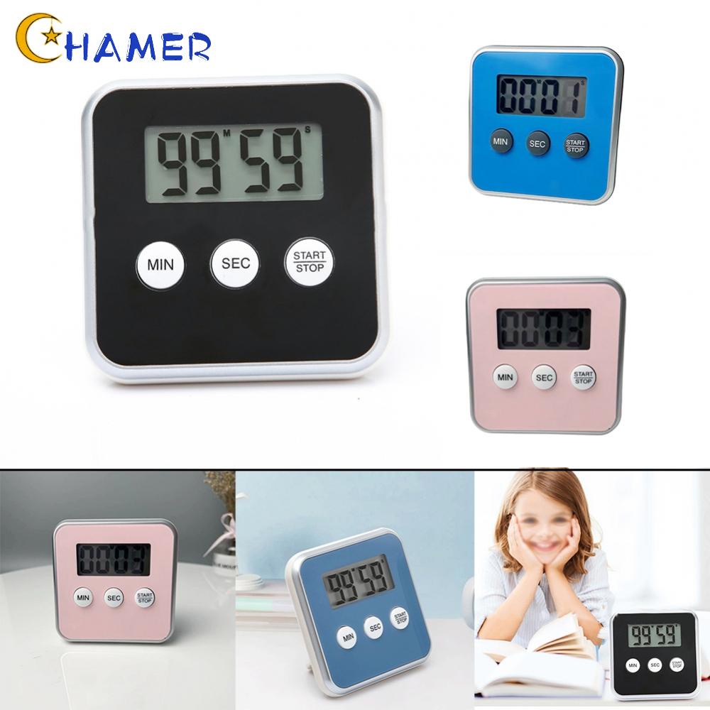 CHAMER- ~Electronic timer Digital LCD  timer kitchen timer kitchen clock stopwatch【CHAMER-Home】