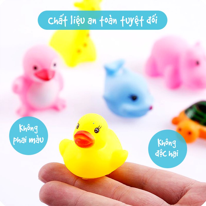 ĐỒ CHƠI NHÀ TẮM PHÁT TIẾNG KÊU - CON VẬT PHÒNG TẮM CHO BÉ