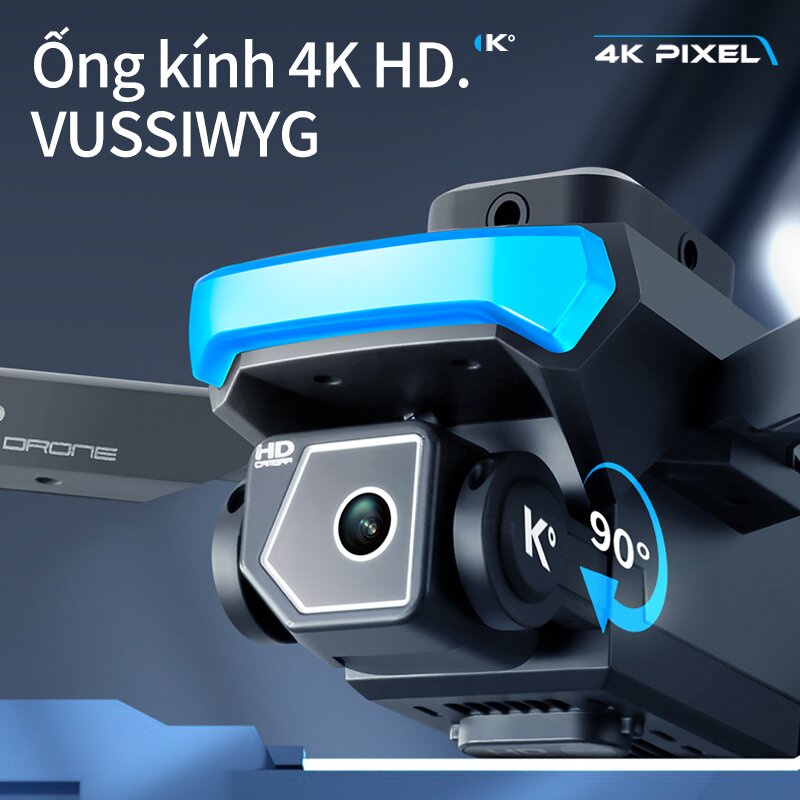 "⚡️Flycam 4k DRONE XT5 UAV Quadcopter Dòng quang học kép Định vị ống kính kép Chụp ảnh trên không (với đèn LED)🔥 " | BigBuy360 - bigbuy360.vn