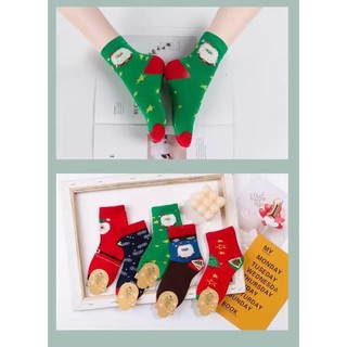 Tất Noel đẹp ấm áp, chất dày dặn
