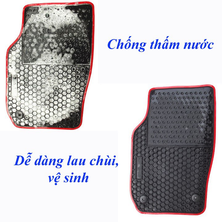 Thảm lót sàn cao su xe Ford Everest 2017- 2021 cao cấp