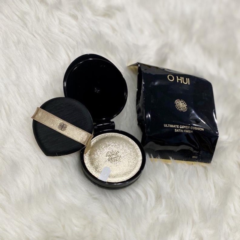 Lõi phấn nền chống nắng OHUI Ultimate Cover Cushion Satin Finish SPF50+/PA+++ 15g - Hàng chính hãng LG