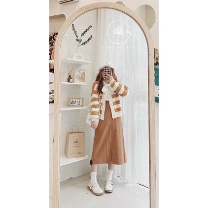 SẴN Skl kẻ 4 cúc nhựa