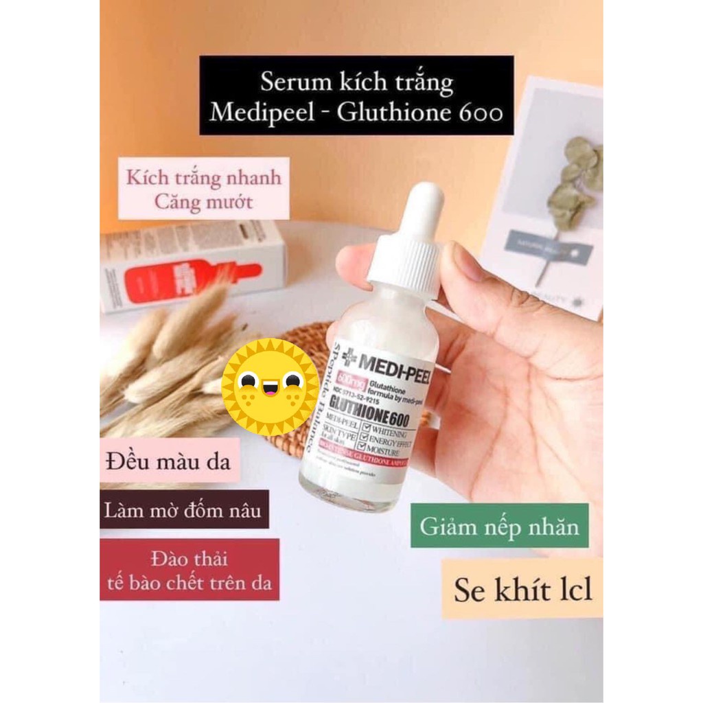 Serum Dưỡng trắng Medi-Peel Bio Intense Gluthione 600 White Ampoule