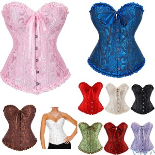 Beonlema Bộ Đồ Lót corset Ren Hoa Xuyên Thấu Định Hình Dáng Thời Trang vintage Quyến Rũ Cho Nữ