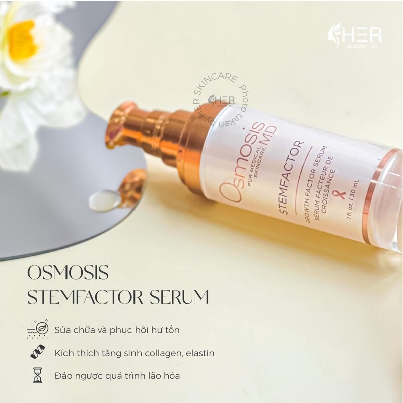 tinh chất SERUM YẾU TỐ TĂNG TRƯỞNG chống lão hoá STEMFACTOR OSMOSIS MD trẻ hoá da