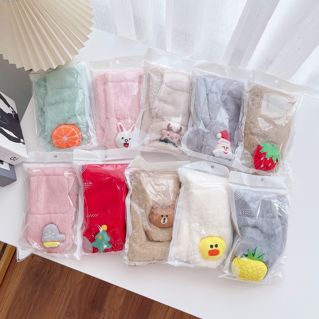 KHĂN LÔNG QUÀNG CỔ ẤM ÁP DỄ THƯƠNG CHO BÉ