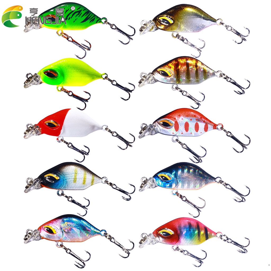 1 Mồi Câu Cá Giả Bằng Nhựa Cứng 3.8cm 3.3g