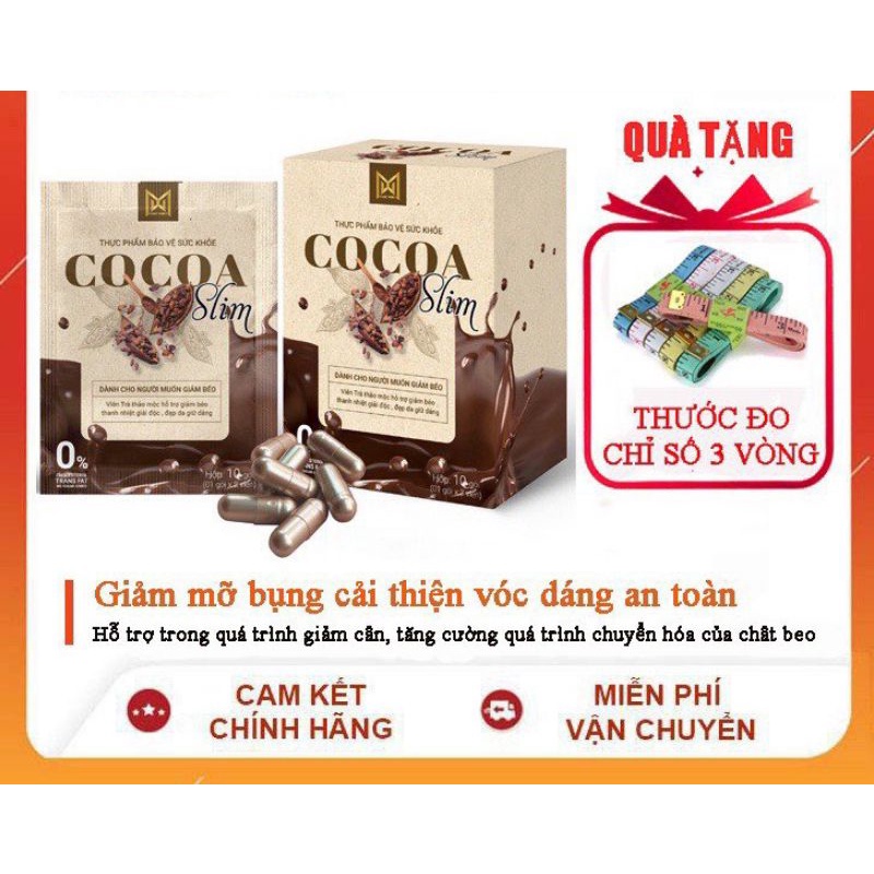 GIẢM CÂN CHÍNH HÃNG COCOASLIM CAM KẾT KHÔNG GIẢM HOÀN TIỀN