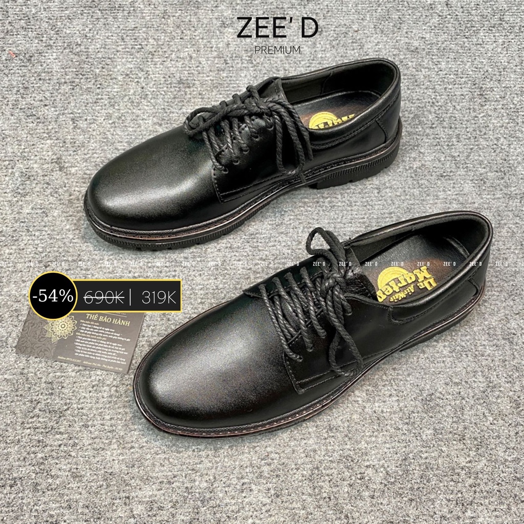 Giày Dr Martens 1461 Đế Kếp Cao Cấp, Giày Đốc Da Bò Nguyên Tấm Size 37-44 Bảo Hàng 12 Tháng