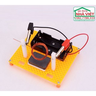 Bộ thí nghiệm hiện tượng cảm ứng điện từ trong động cơ điện