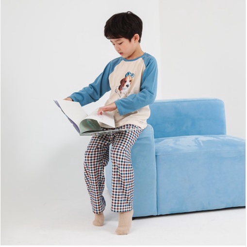 Bộ thun cotton dài xuất Hàn cho bé trai nhiều hình BPI012