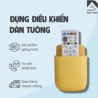 Khay để điều khiển remote dán tường, giá đựng remote dán tường, kệ dán tường để điện thoại, điều khiển (HDK06)