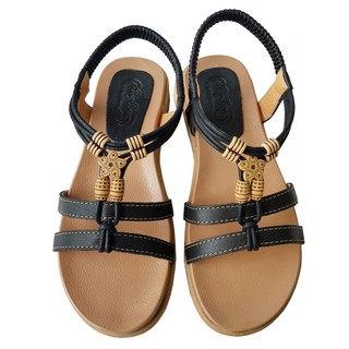 Giày Sandal Nữ BIGGBEN Da Bò Thật HKD612