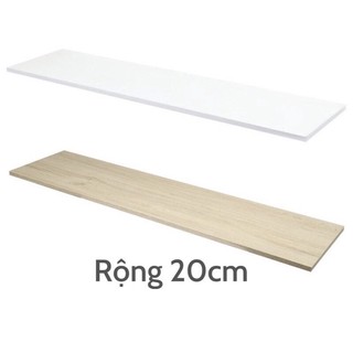  thanh ngang kệ gỗ treo tường ...x20cm tặng kèm vít âm tường 