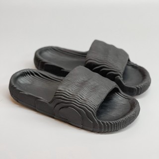 Dép quai ngang nam nữ adilette 22 size chuẩn - dép bánh mì siêu êm chân- màu adilette đen full