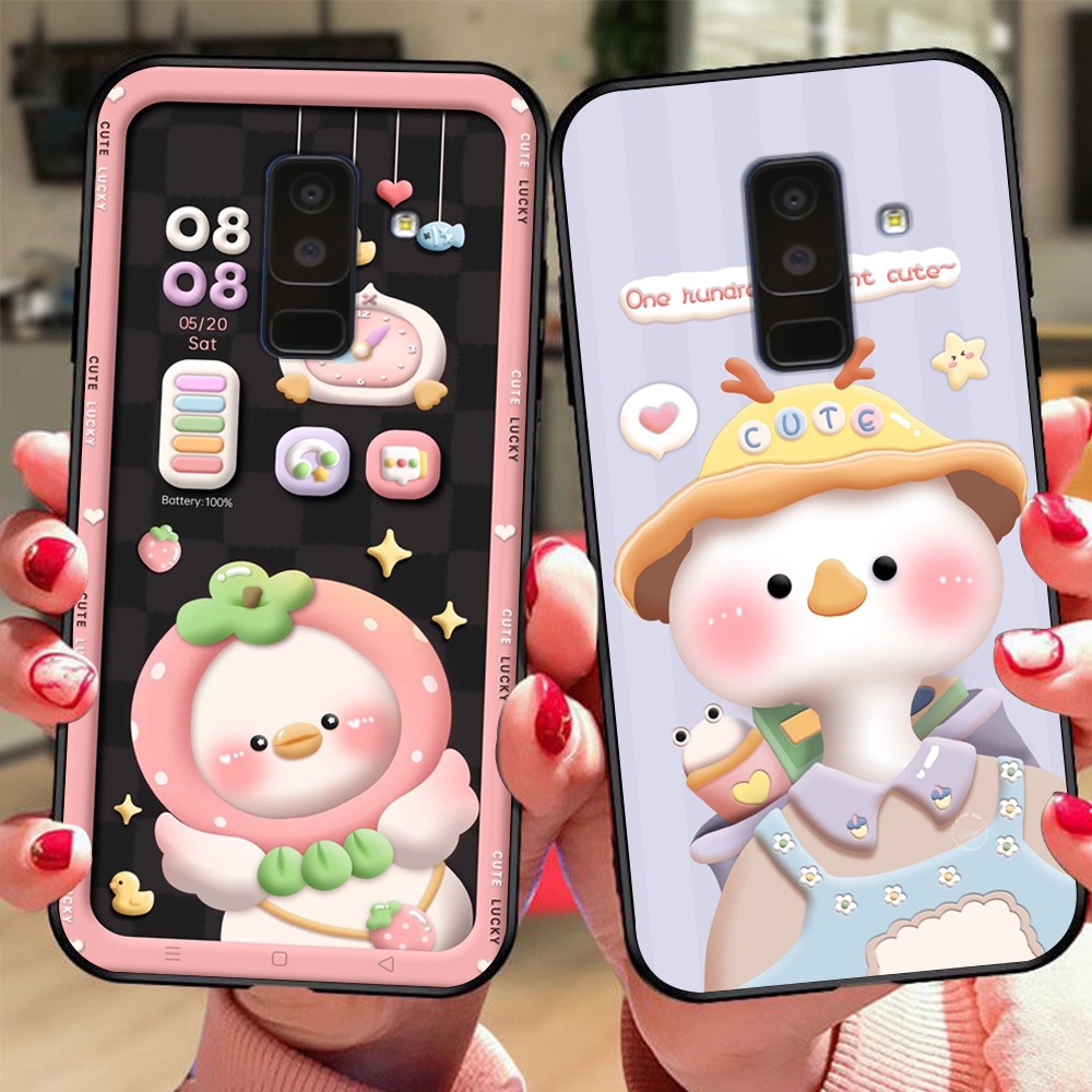 Ốp lưng điện thoại Samsung a6 2018 / ss a6 plus / ss j8 in hình 3d hot chen cute dễ thương