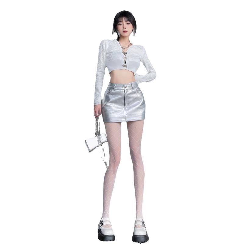 Quần Tất Lưới Cỡ Vừa Đính Đá Lấp Lánh Quyến Rũ Phong Cách Mới