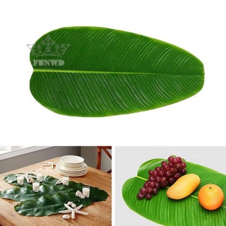 Set 5 Lá Chuối Giả Trang Trí Tiệc