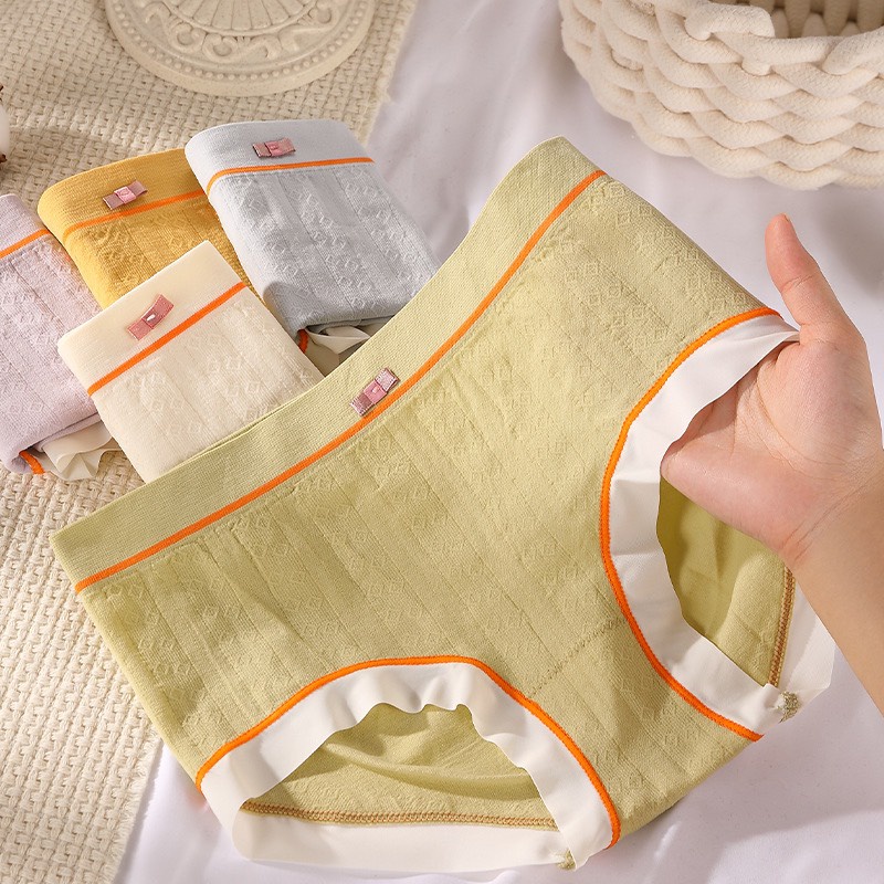 Quần Lót Nữ Cotton Viền Su Đính Nơ Cạp Vừa Ôm Bụng Nâng Mông Siêu Hot 559