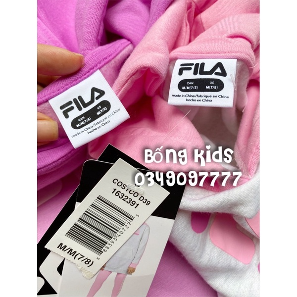 Váy Nỉ Hoodie Bé Gái Phối Màu FL