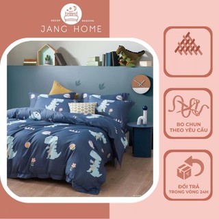 Set 4 món ga gối lụa Tencel Microfiber cao cấp mềm mịn, ga gối lẻ không mền họa tiết đa dạng không nhăn không xù