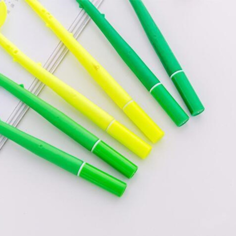 1 Cây Bút Gel Silicone Hình Hoa Hồng