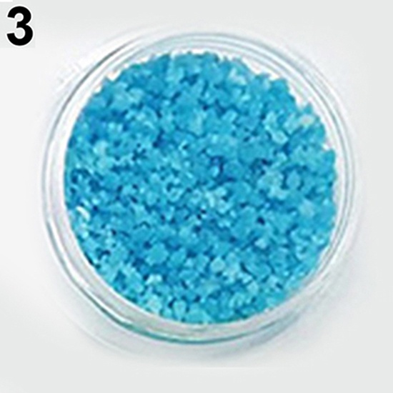 1 Hộp Bột Dạ Quang Lấp Lánh Trang Trí Móng Tay Nghệ Thuật