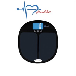 Cân phân tích chỉ số cơ thể kết nối App Salter 9192BK3R Đo trọng lượng, lượng mỡ, lượng nước, lượng cơ, chỉ số BMI, BMR