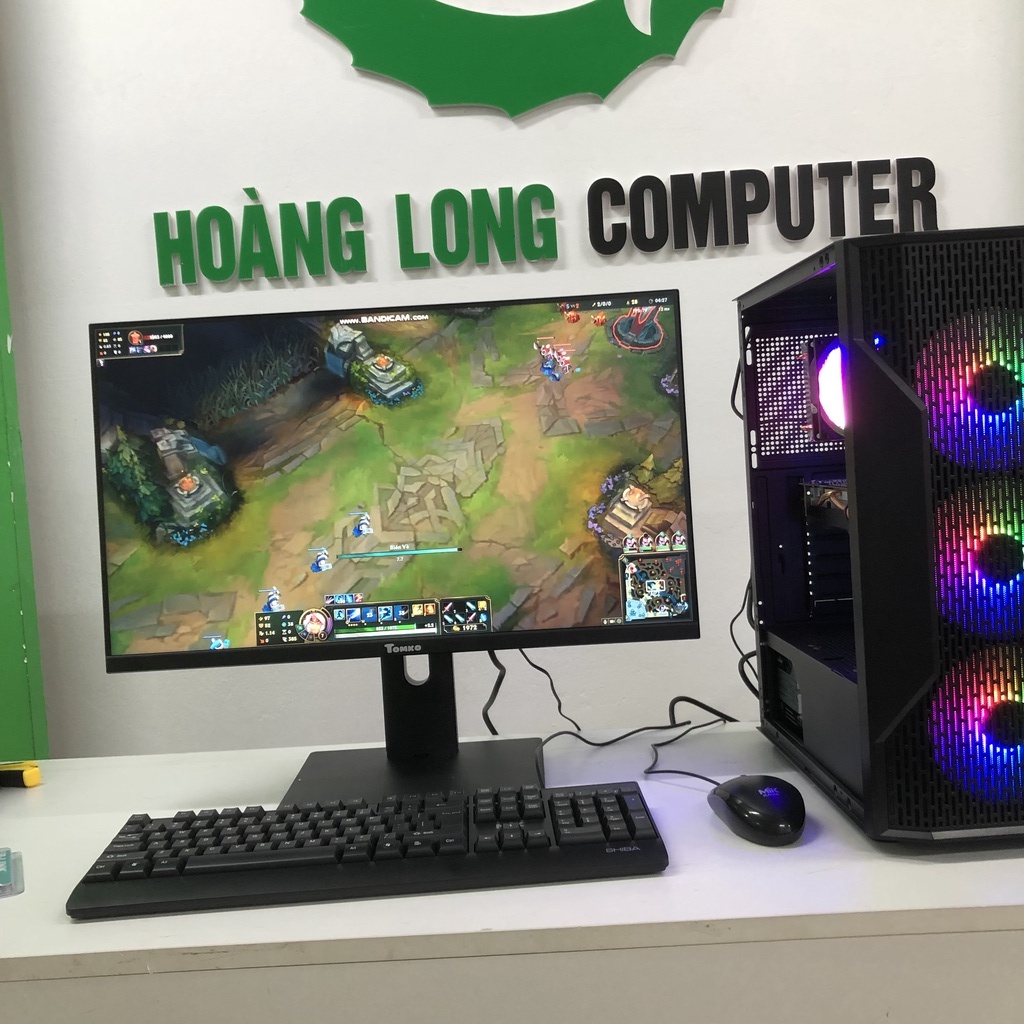 Màn hình máy tính Tomko 24 Inch Full viền siêu nét IPS Bảo Hành 24 Tháng chính hãng  HLC Gaming