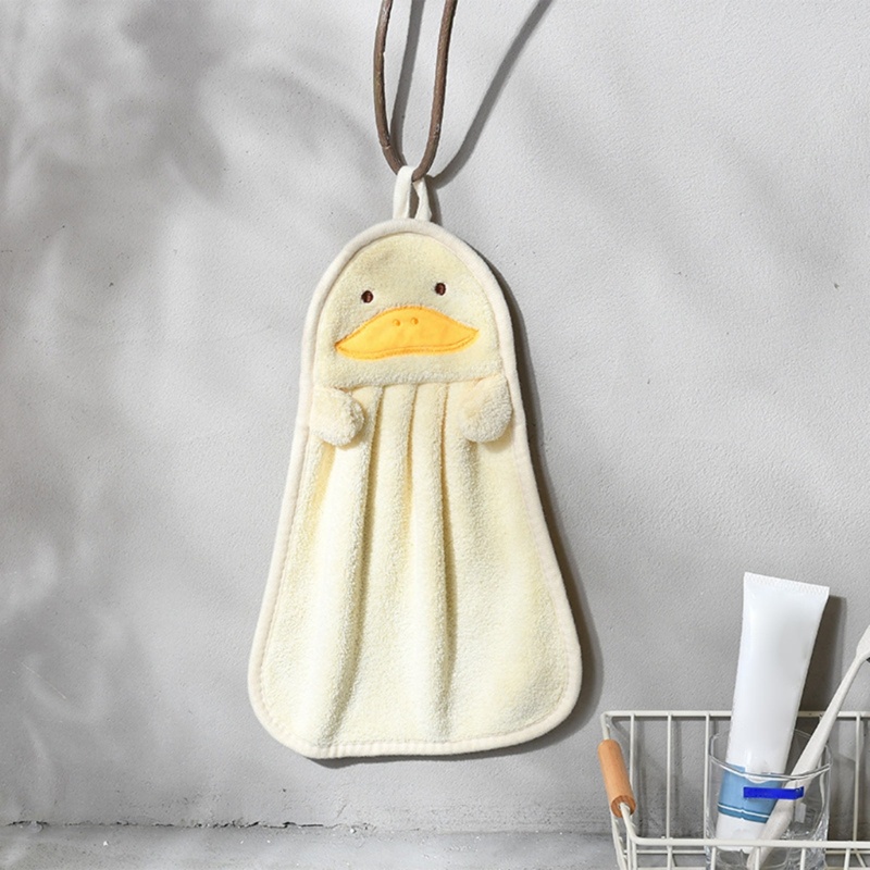 Khăn Lau Tay Treo Nhà Bếp Siêu Thấm Hút Nước In Họa Tiết Hoạt Hình Xinh Xắn Tiện Dụng