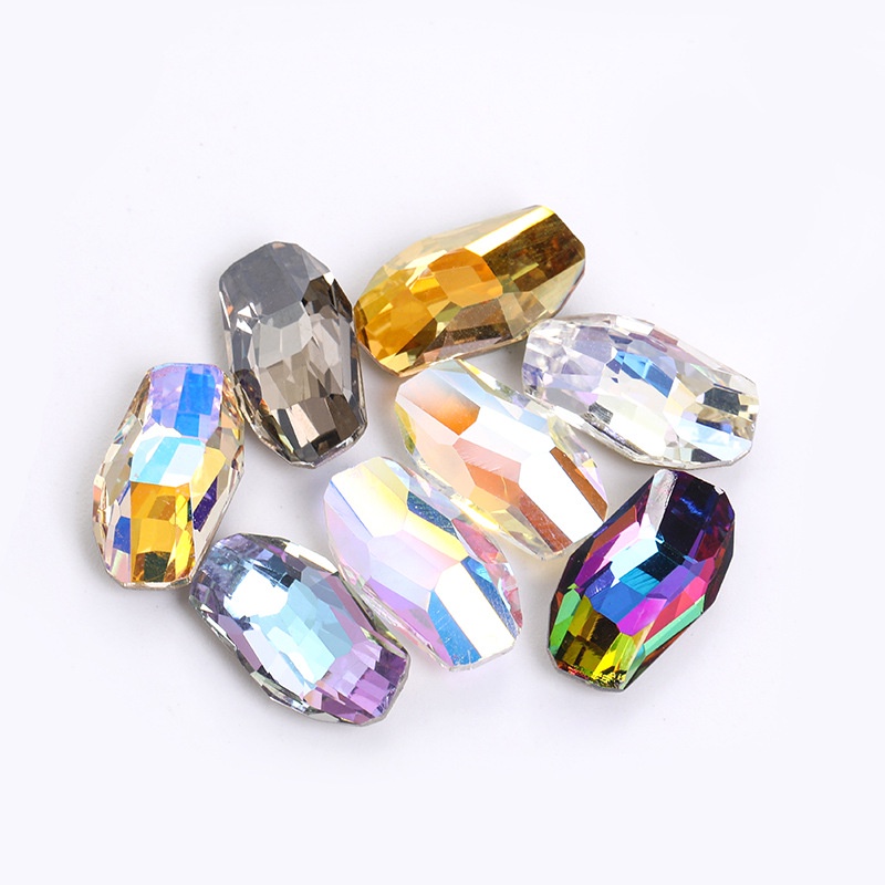 Phụ Kiện Trang Trí Móng Tay 7.8 * 14 Sao Băng Màu Kim Cương Mới DIY